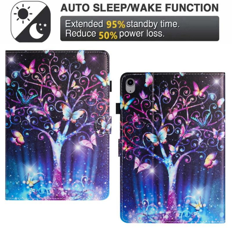 Case iPad (2025) Handyhülle Meteor-schmetterlinge