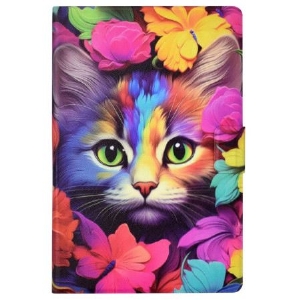 Case iPad (2025) Handyhülle Rosa Kätzchen