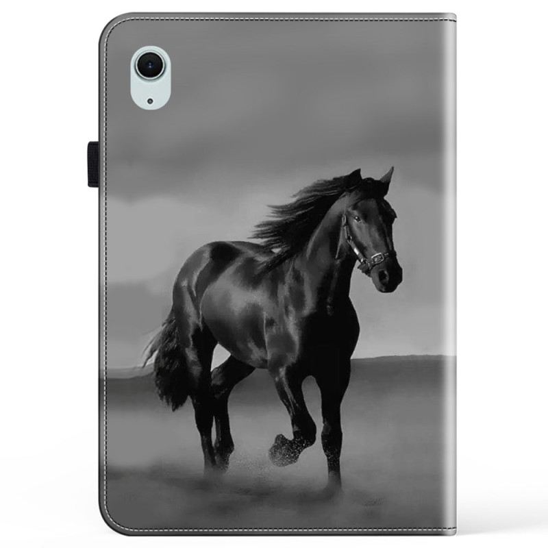 Case iPad (2025) Schwarzes Pferd