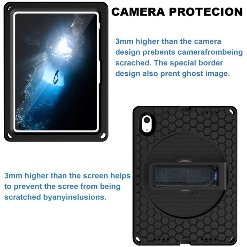 Hülle Für iPad (2025) Eva Mit Gurt Ständer Und Schultergurt