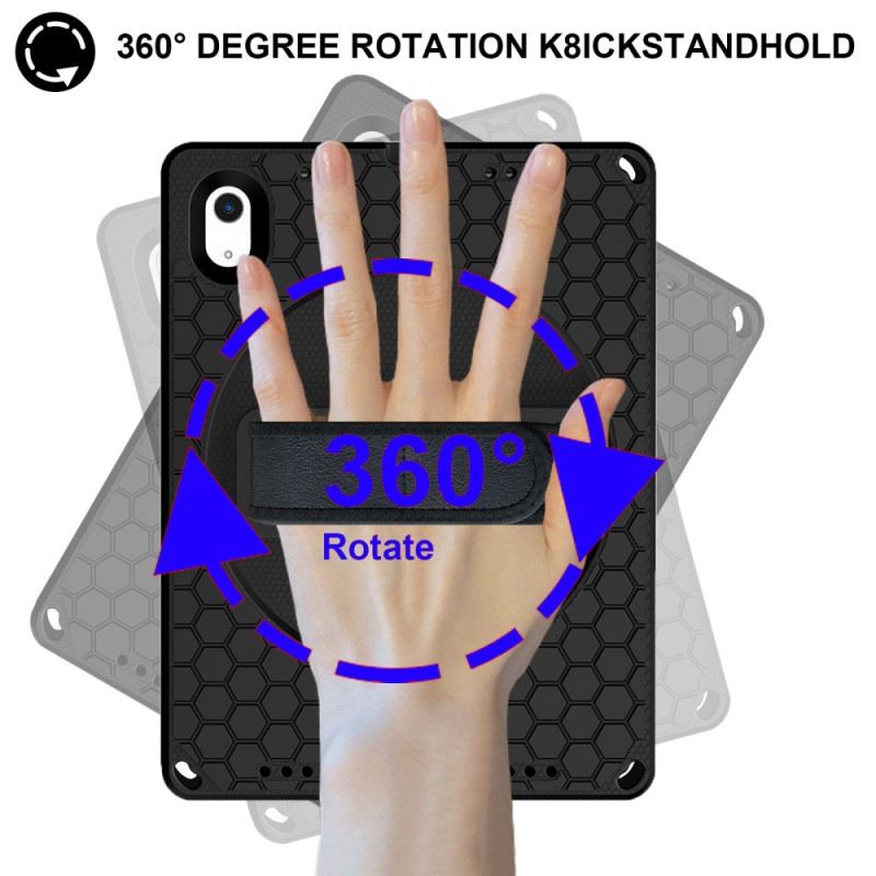 Hülle Für iPad (2025) Eva Mit Gurt Ständer Und Schultergurt