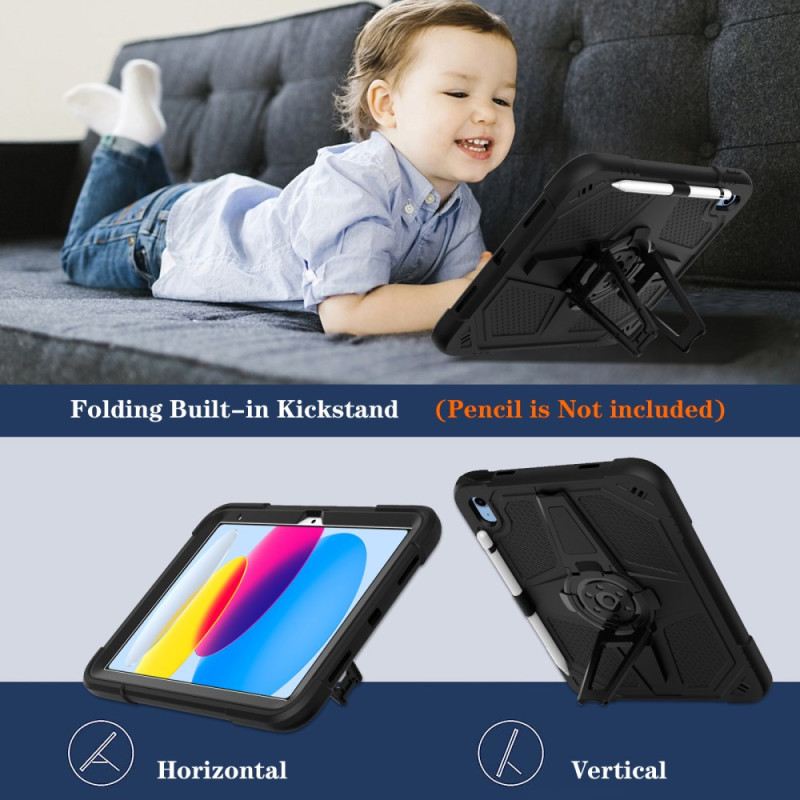 Hülle Für iPad (2025) Punk-ständer Und Schultergurt