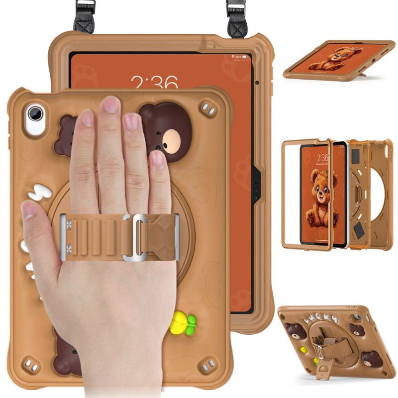 Hülle iPad (2025) Bären-gurt Und Schultergurt Für Kinder