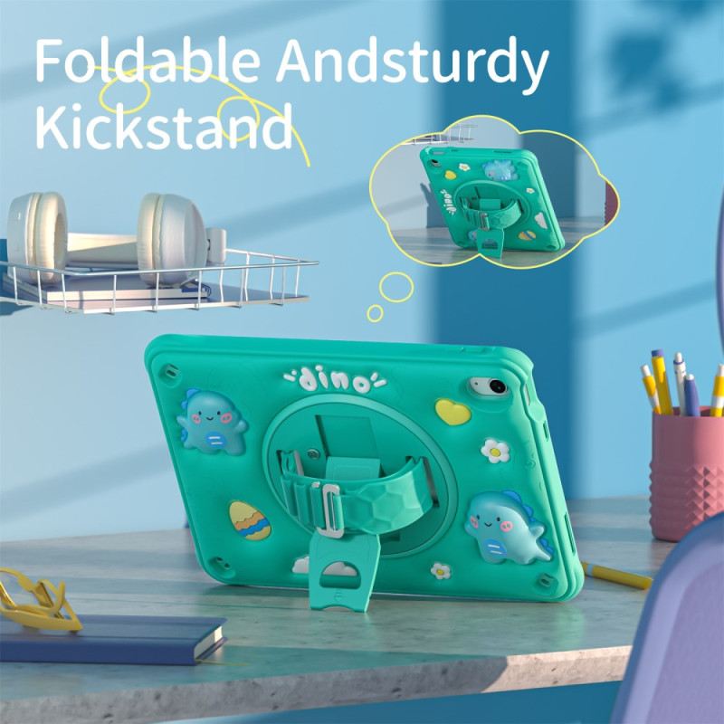 Hülle iPad (2025) Handyhülle Dinosaurier-griff Und Ständer Für Kinder