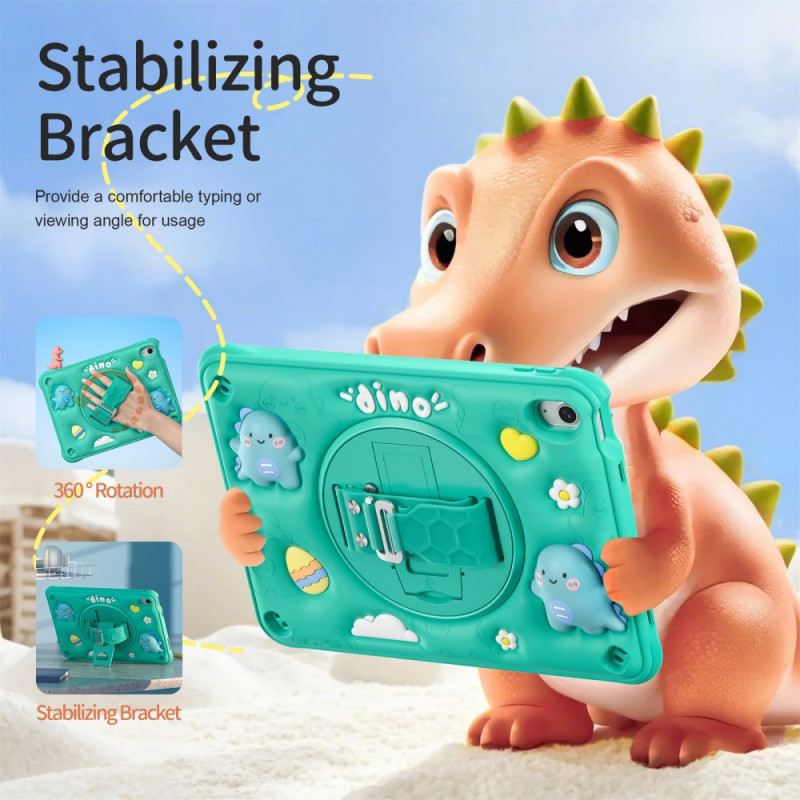 Hülle iPad (2025) Handyhülle Dinosaurier-griff Und Ständer Für Kinder