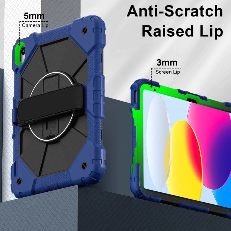 Hülle iPad (2025) Handyhülle Extrem Widerstandsfähig Mit Gurt