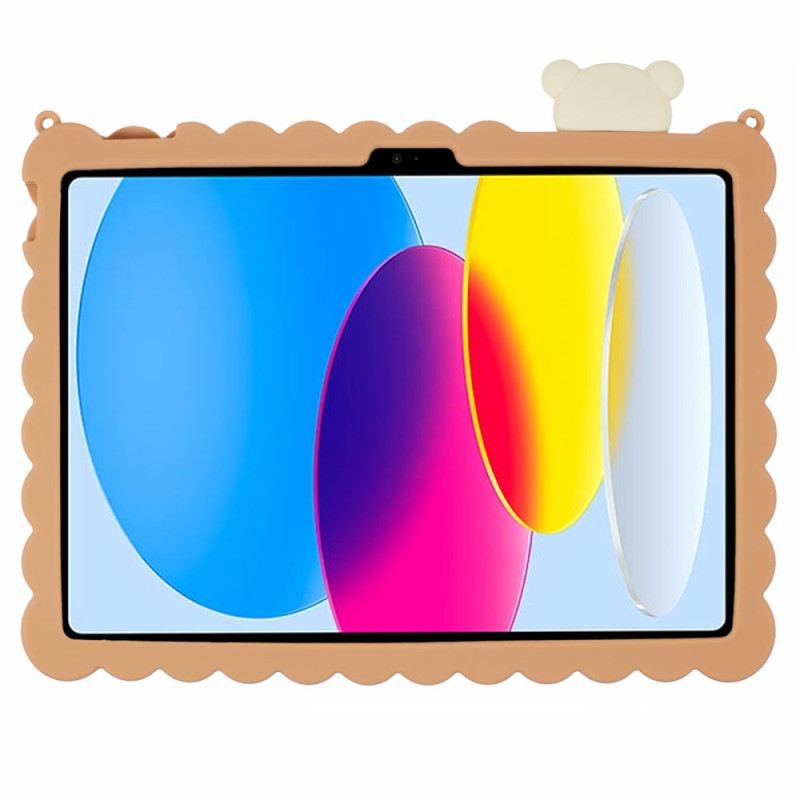 Hülle iPad (2025) Schultergurt Im Biscuit-design Armband