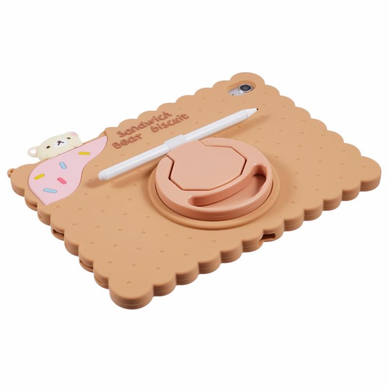Hülle iPad (2025) Schultergurt Im Biscuit-design Armband