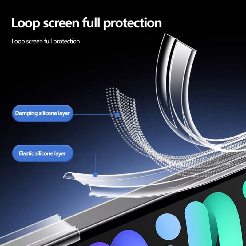 Hülle iPad (2025) Transparenter Stifthalter