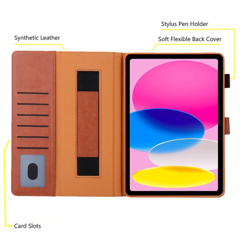 Lederhüllen Für iPad (2025) Pailletten Mit Silbernem Verschluss