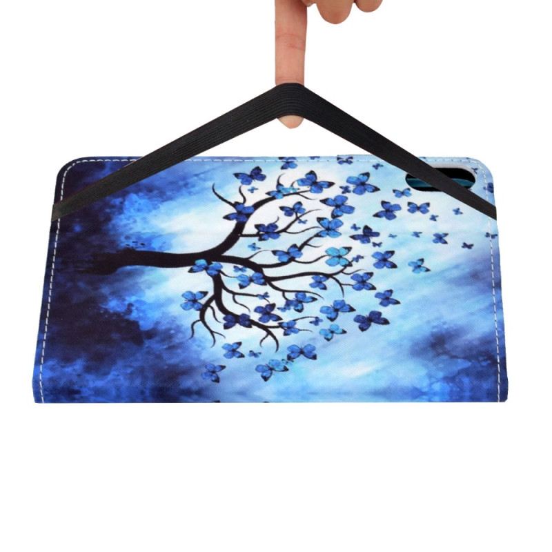 Lederhüllen iPad (2025) Baum Im Sturm