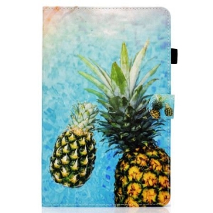 Lederhüllen iPad (2025) Grafische Ananas