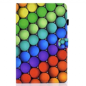 Lederhüllen iPad (2025) Handyhülle Geometrisches Design