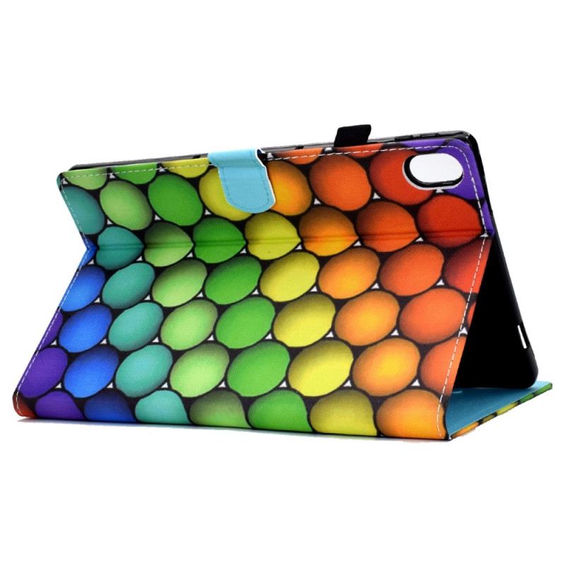 Lederhüllen iPad (2025) Handyhülle Geometrisches Design