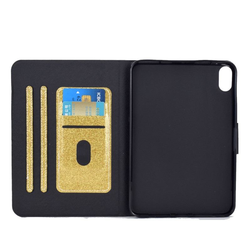 Lederhüllen iPad (2025) Handyhülle Pailletten