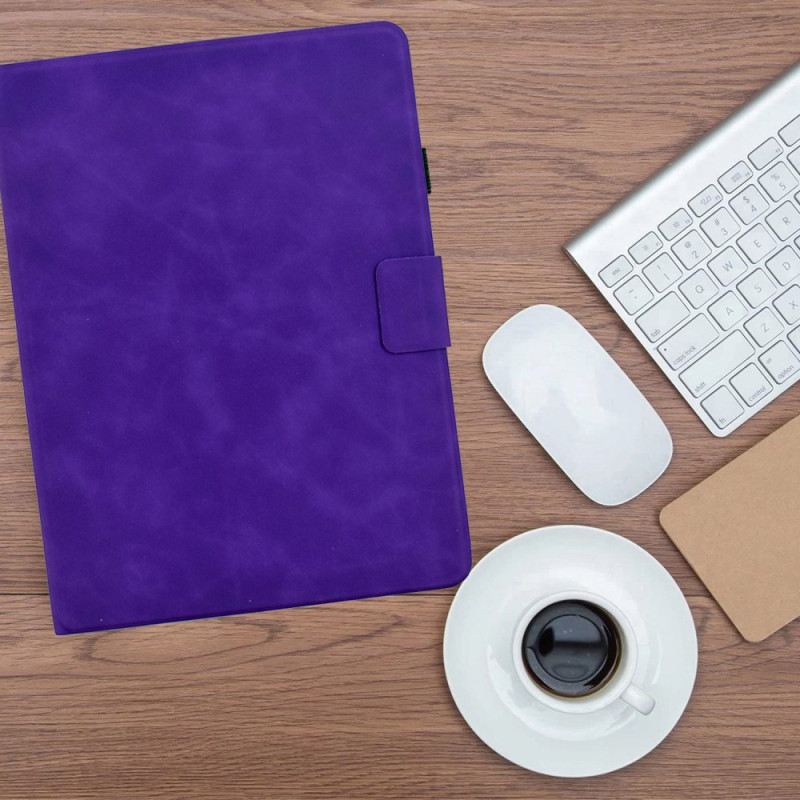 Lederhüllen iPad (2025) Retro-lederoptik