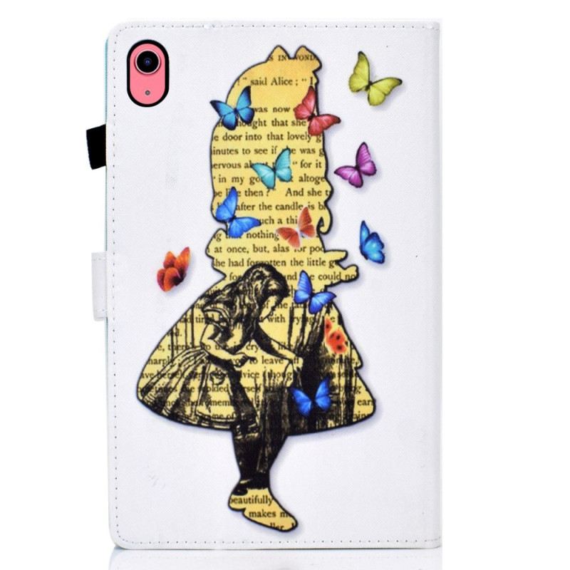 Lederhüllen iPad (2025) Schmetterlingsmädchen