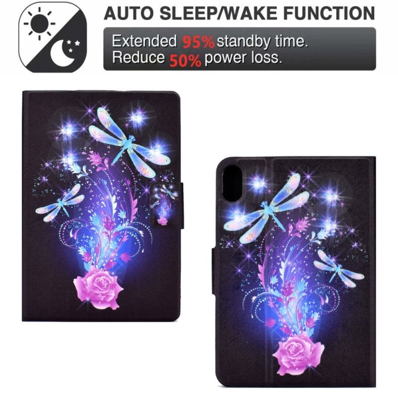 Lederhüllen iPad (2025) Schmetterlingsmärchen