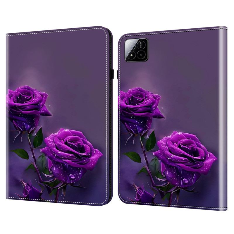 Case Xiaomi Pad 7 / 7 Pro Handyhülle Lila Rosen
