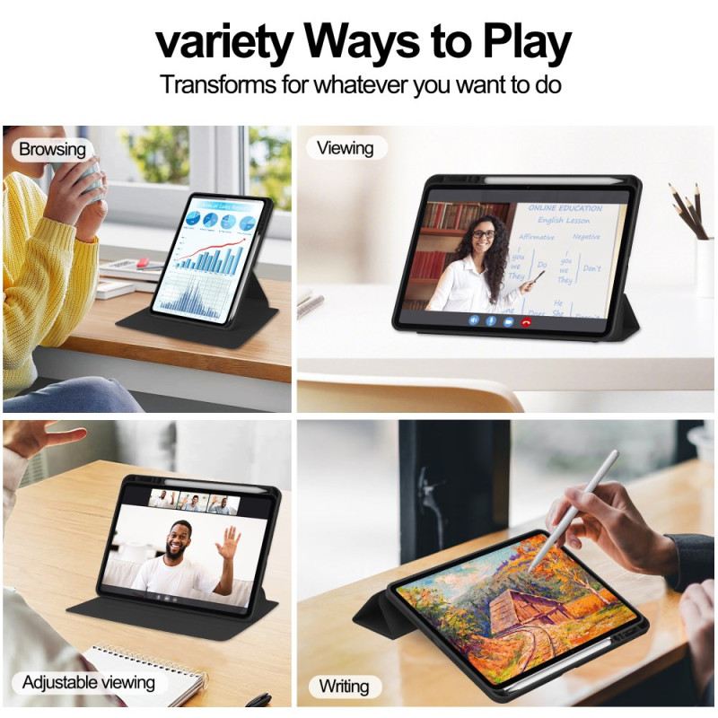 Case Xiaomi Pad 7 / 7 Pro Lederoptik Mit Drehbarem Ständer