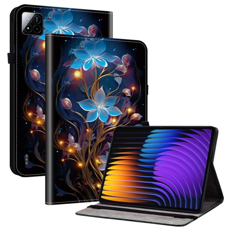 Case Xiaomi Pad 7 / 7 Pro Leuchtende Blumen