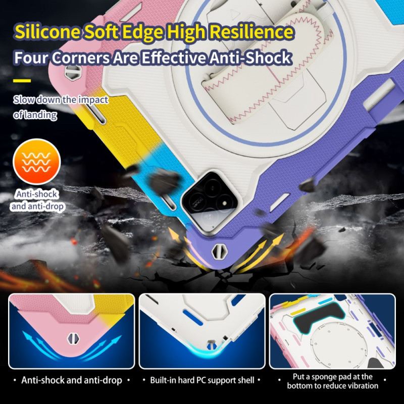 Hülle Xiaomi Pad 7 / 7 Pro Extrem Widerstandsfähig Mit Gurt Und Ständer