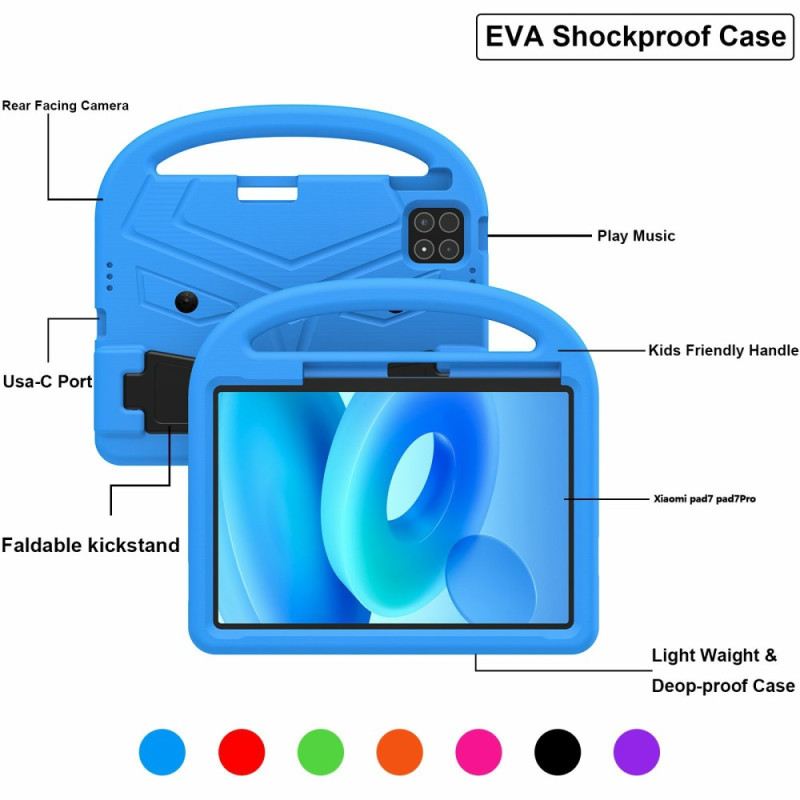 Hülle Xiaomi Pad 7 / 7 Pro Handyhülle Ständer Und Griff Im Spatzen-design