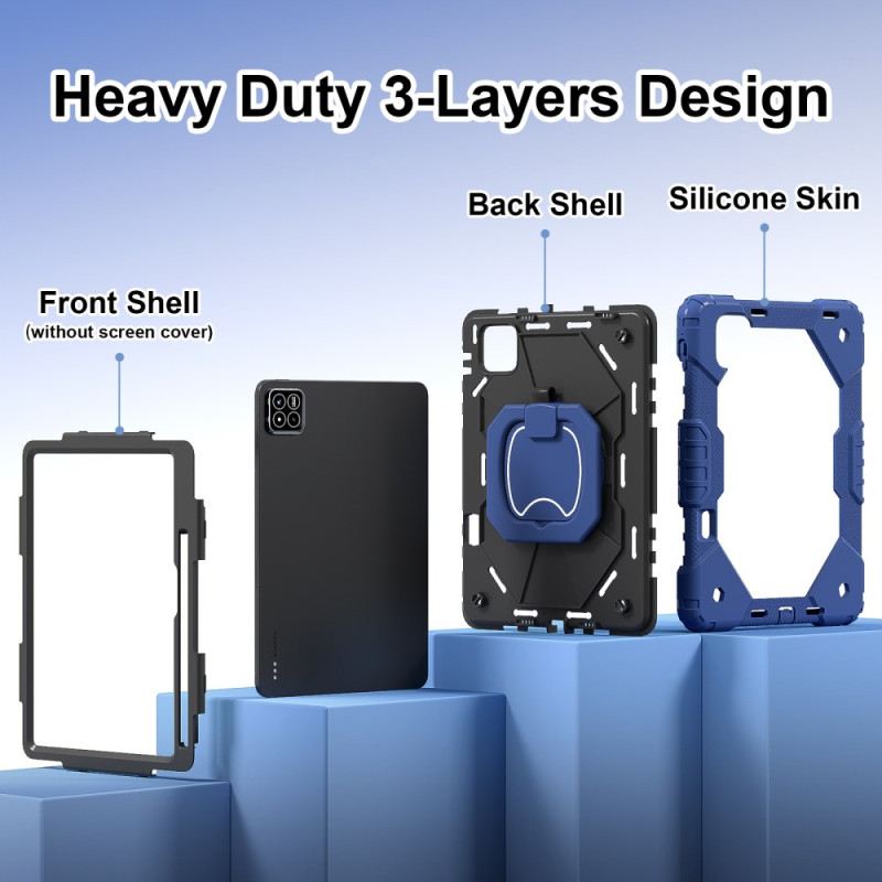 Hülle Xiaomi Pad 7 / 7 Pro Verstärkter Schutz Mit Ringhalter