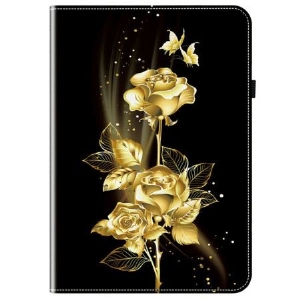 Lederhüllen Xiaomi Pad 7 / 7 Pro Handyhülle Goldene Rosen Und Schmetterlinge