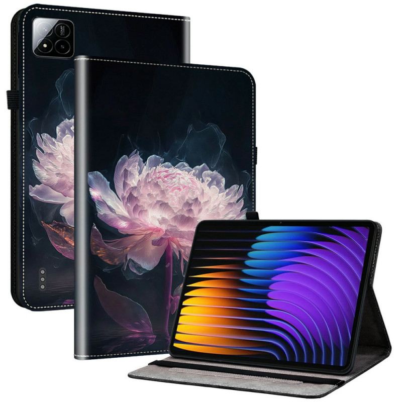 Lederhüllen Xiaomi Pad 7 / 7 Pro Handyhülle Pfingstrose
