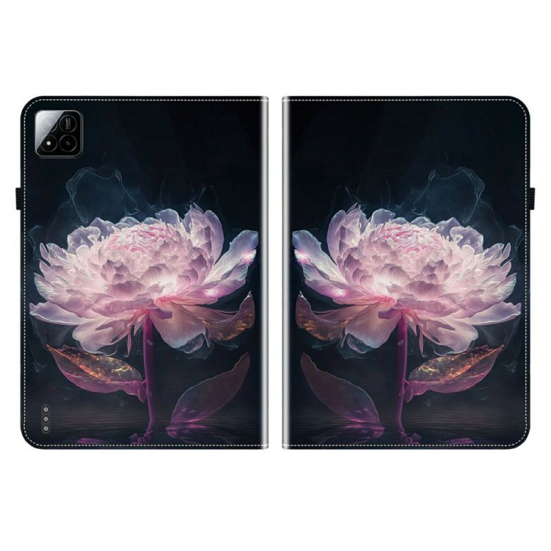 Lederhüllen Xiaomi Pad 7 / 7 Pro Handyhülle Pfingstrose