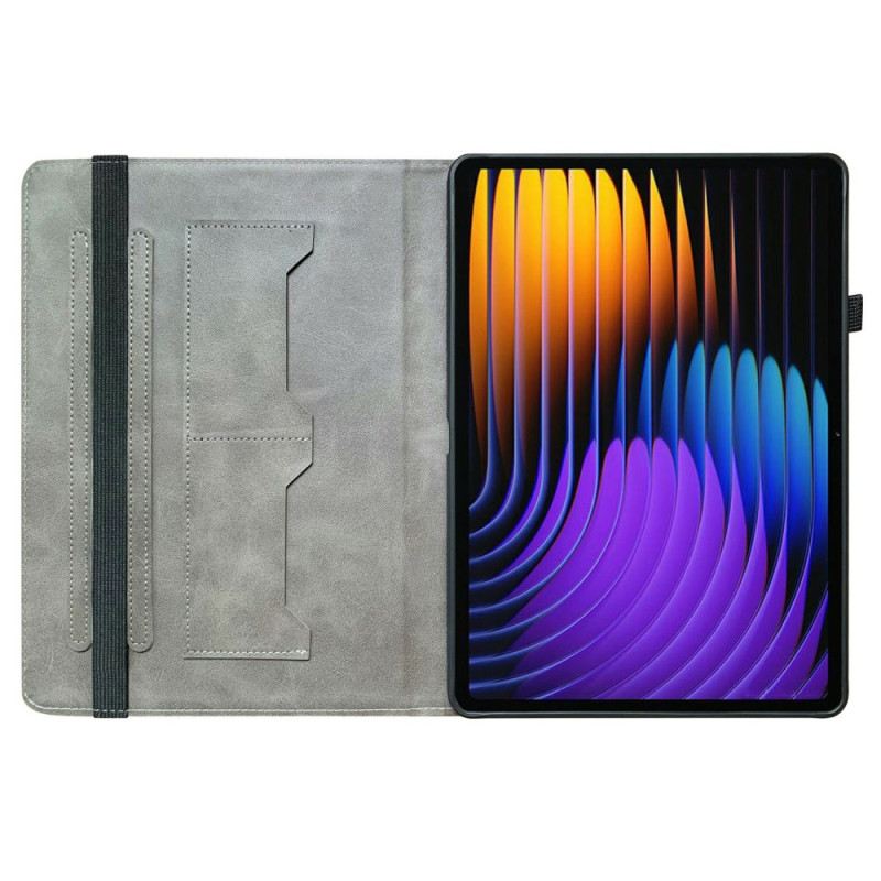 Lederhüllen Xiaomi Pad 7 / 7 Pro Handyhülle Pflaumenblüten