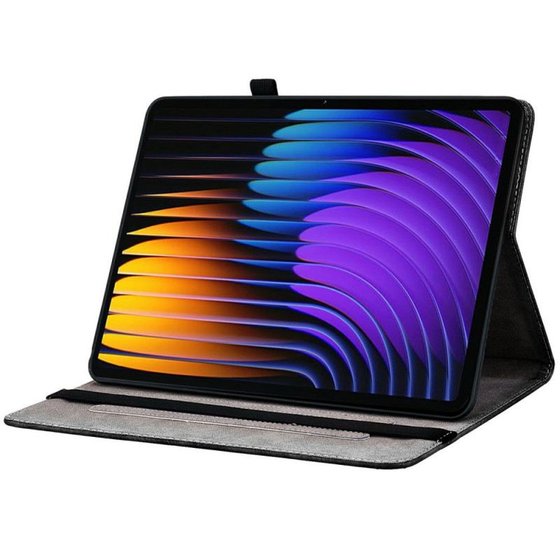 Lederhüllen Xiaomi Pad 7 / 7 Pro Handyhülle Pflaumenblüten