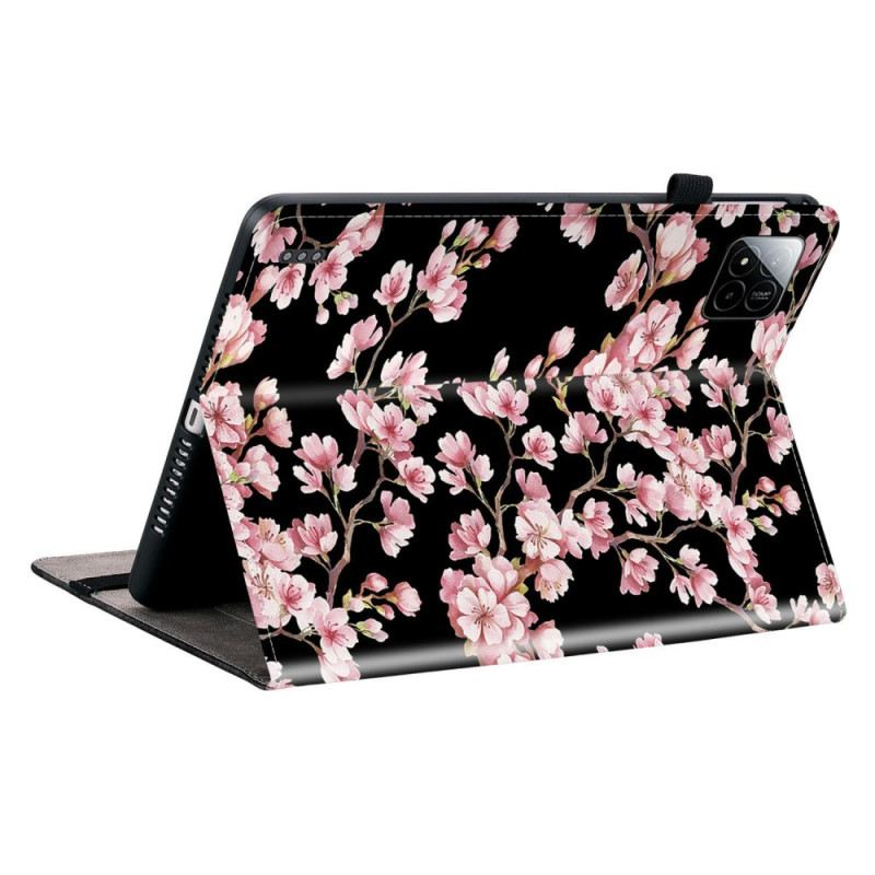 Lederhüllen Xiaomi Pad 7 / 7 Pro Handyhülle Pflaumenblüten