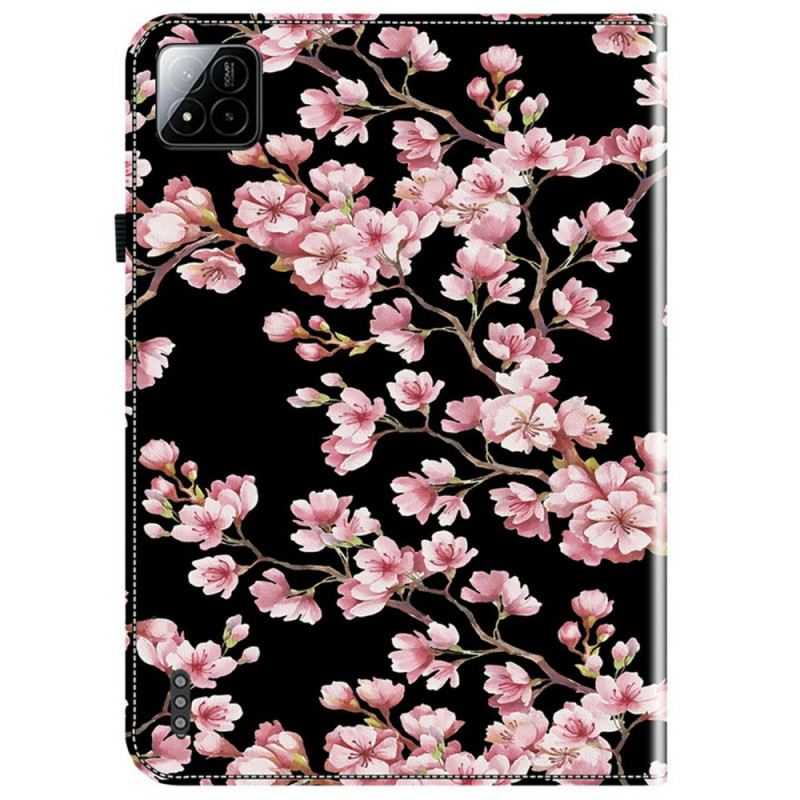 Lederhüllen Xiaomi Pad 7 / 7 Pro Handyhülle Pflaumenblüten