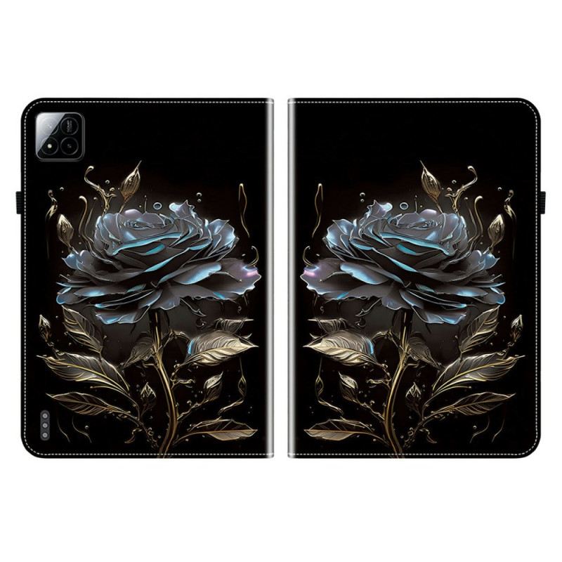 Lederhüllen Xiaomi Pad 7 / 7 Pro Schwarze Rose