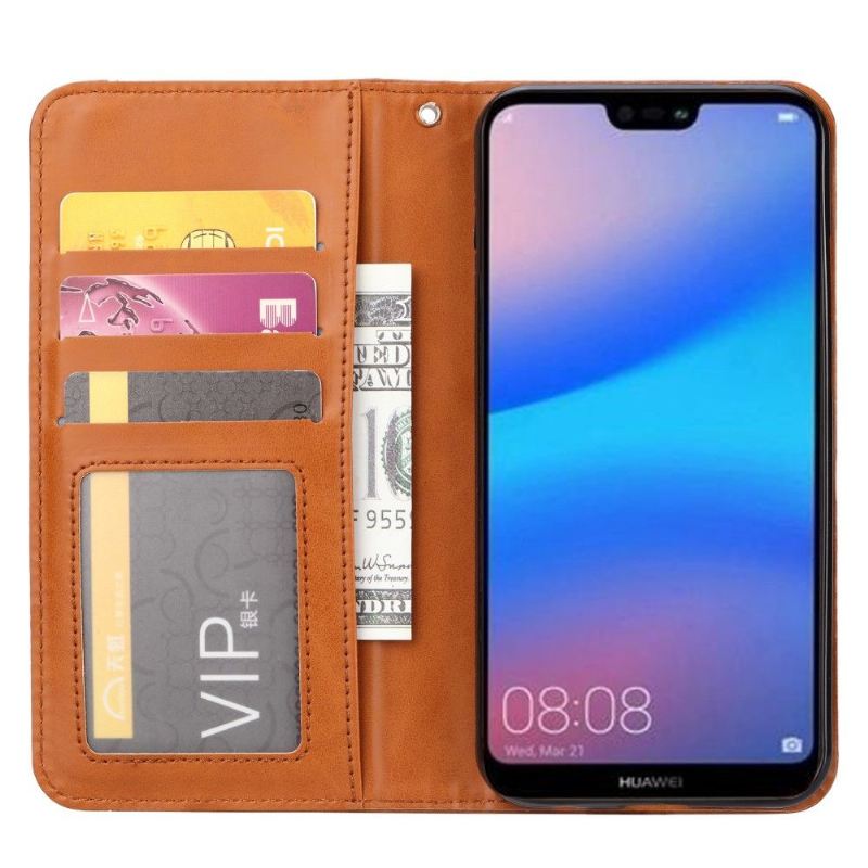 Lederhüllen Für Huawei P30 Lite Kartenetui Aus Leder