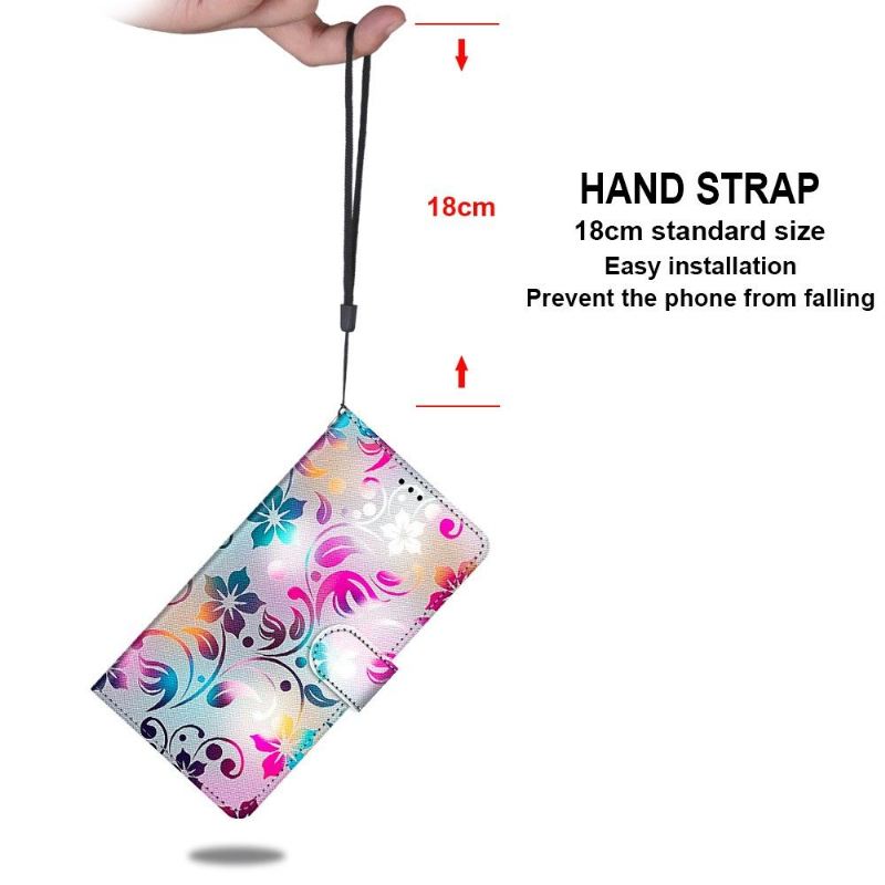 Flip Case Für Xiaomi 12 Pro Bunte Blume