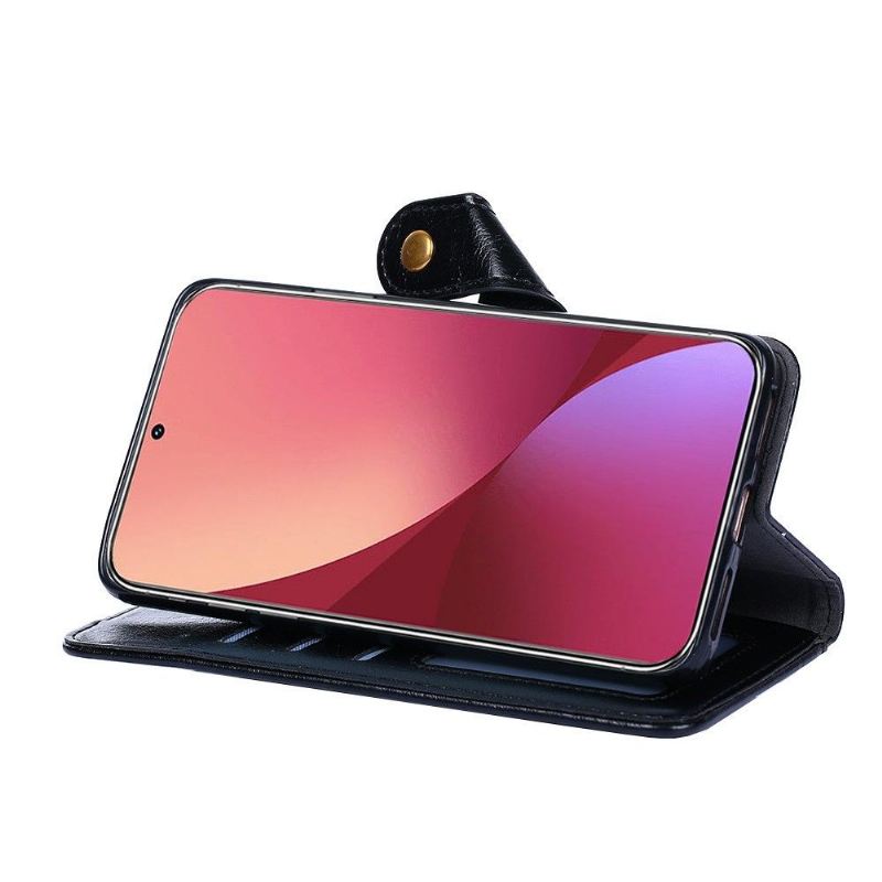 Flip Case Für Xiaomi 12 Pro Geldbörse Aus Kunstleder