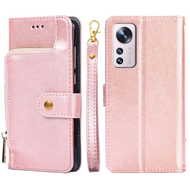 Flip Case Für Xiaomi 12 Pro Geldbörse Aus Kunstleder