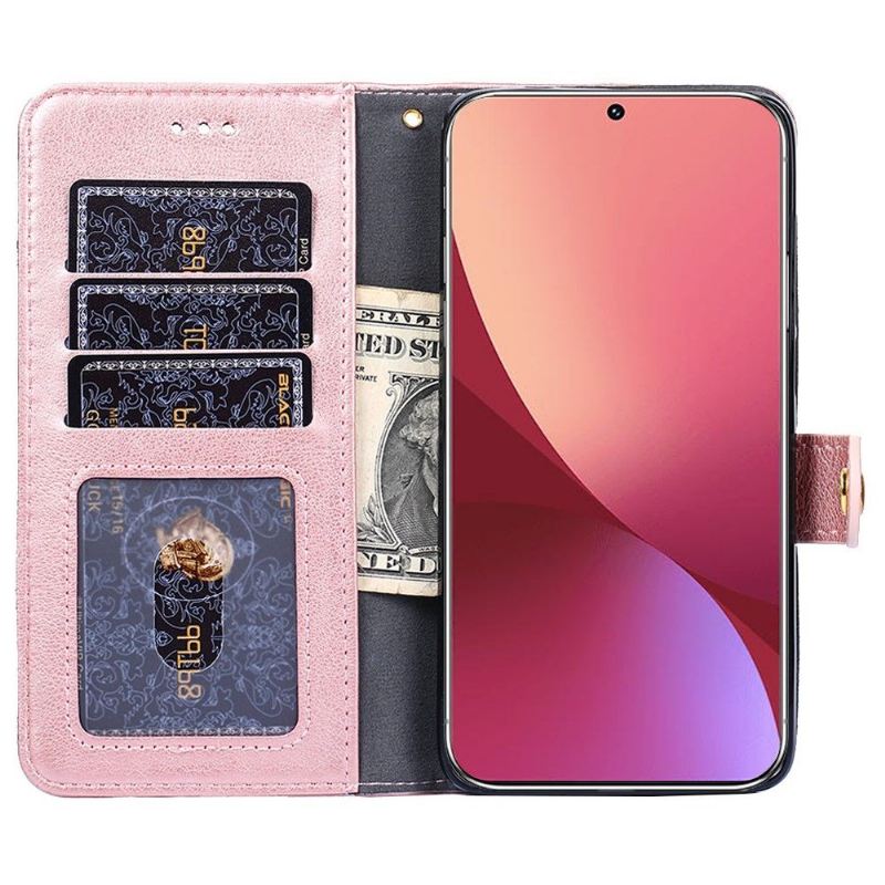Flip Case Für Xiaomi 12 Pro Geldbörse Aus Kunstleder