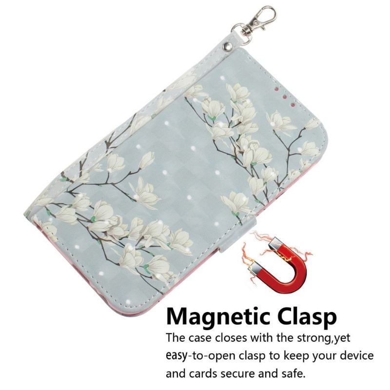 Flip Case Für Xiaomi 12 Pro Magnolienblüte