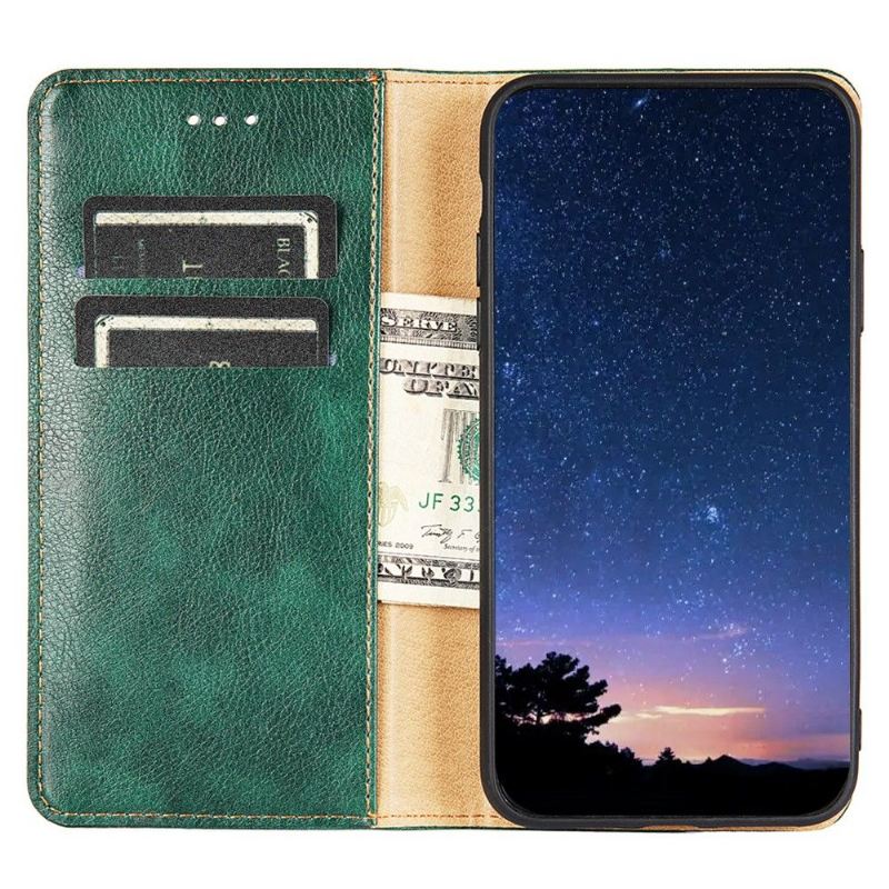 Handyhülle Für Xiaomi 12 Pro Flip Case Reines Kunstleder