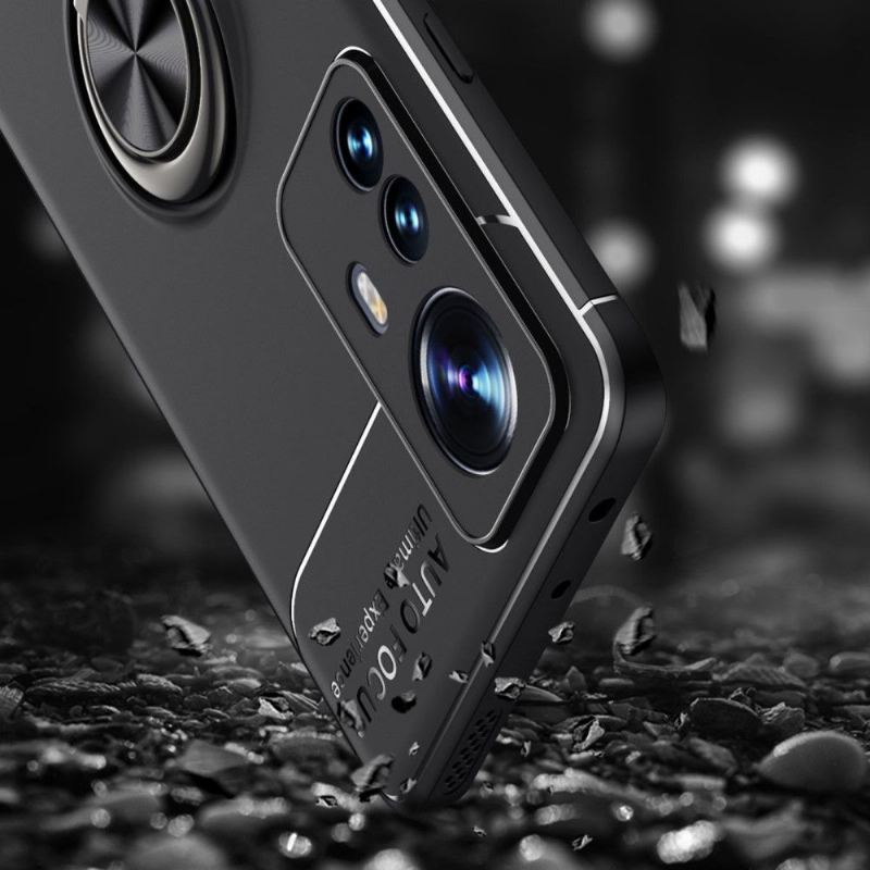 Handyhülle Für Xiaomi 12 Pro Silikon Mit Drehbarer Halterung